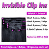 Invisible Clip ins